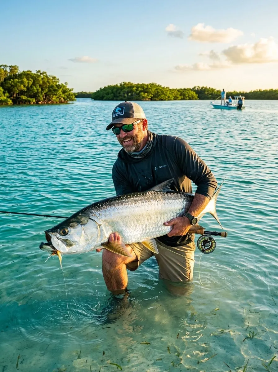 Sport fishing for tarpon and bonefish in Islamorada